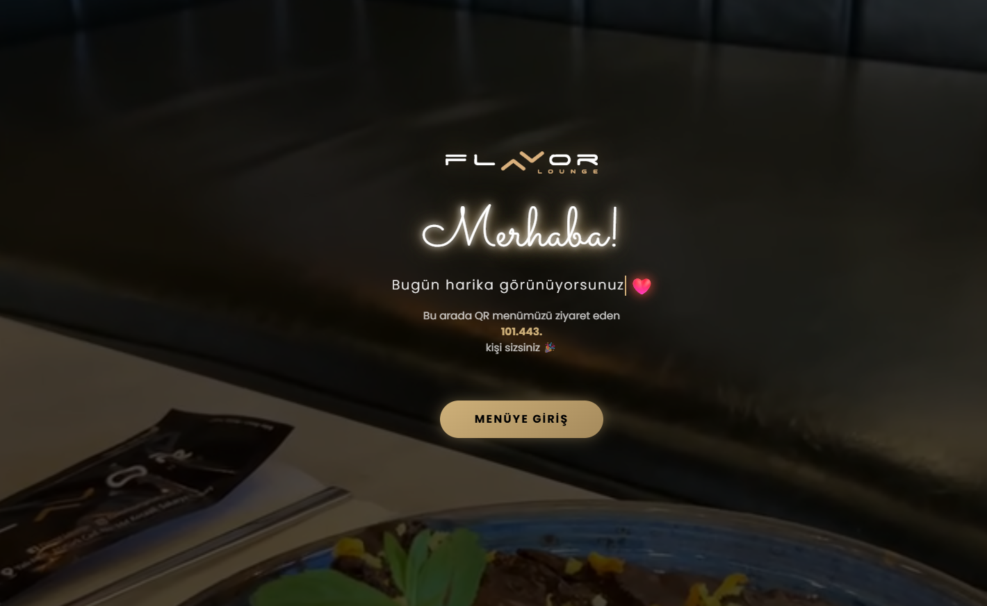 FLavor Lounge - Temassız Dijital QR Menü